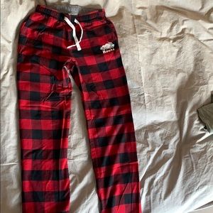 Roots Red Pajama Pants